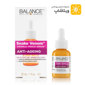 سرم جوان ساز بالانس Balance Snake Venom Wrinkle Freeze