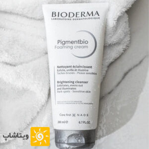 کرم روشن کننده بایودرما Pigmentbio Foaming Cream کرم فومینگ پیگمنت بیو بایودرما